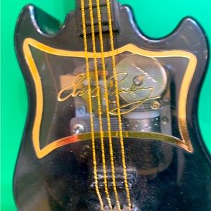 Vintage ELVIS PRESLEY guitar shape music box ornament